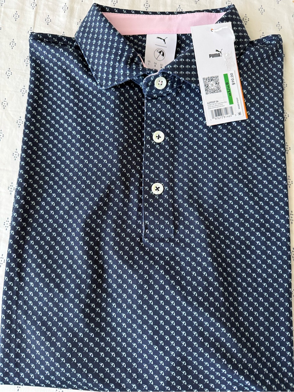 Puma v Arnold Palmer “Umbrella” Polo
Size L